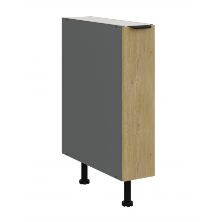 Szafka kosz CARGO 15 cm CREMA dąb cremona / antracyt 15 D CARGO BB